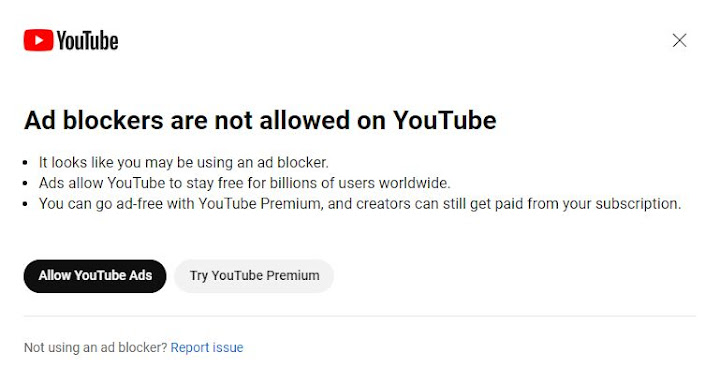 youtube počeo da blokira korisnike sa ad blockerom
