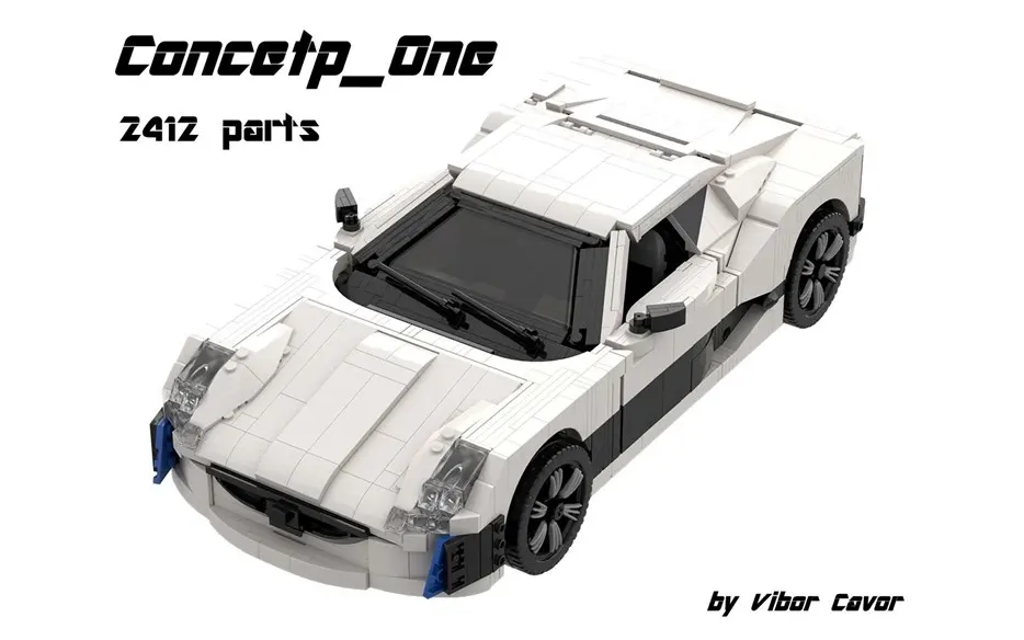 Rimac Concept One od 2410 kockica: Bosanska verzija
