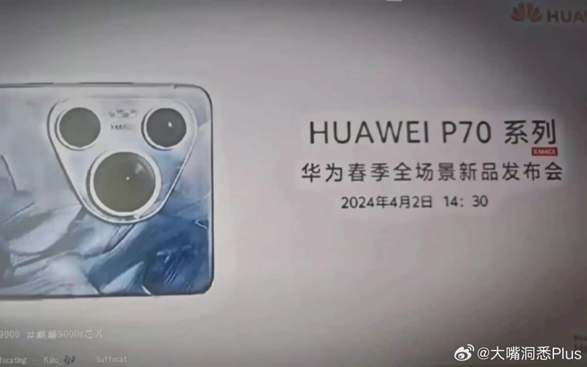Huawei P70 serija će biti predstavljena 02.04.2024. godine.