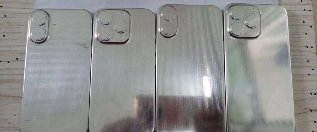 iPhone 16 modeli sa novim/starim modulom kamere i Action buttonom na maketi