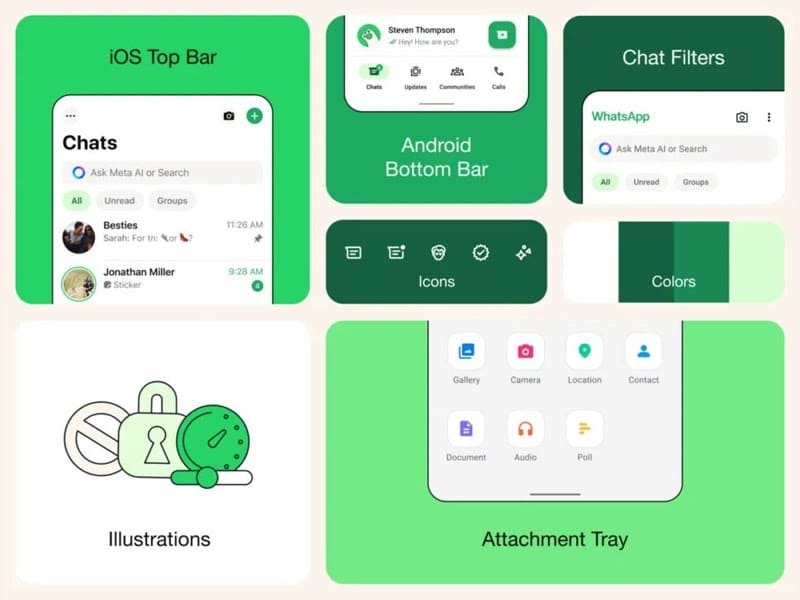WhatsApp dobija novi, svežiji izgled i tamniji dark mode