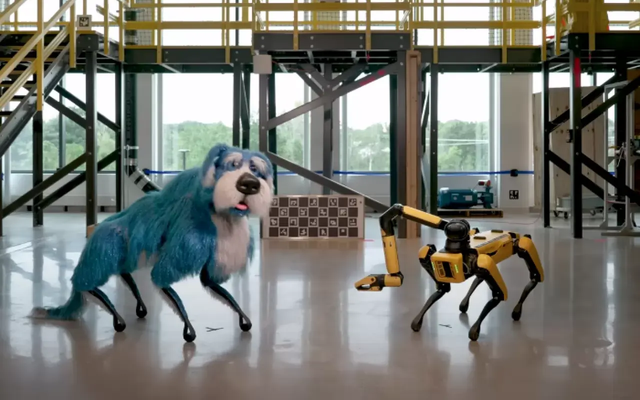 Robot-pas dobio krzno | video