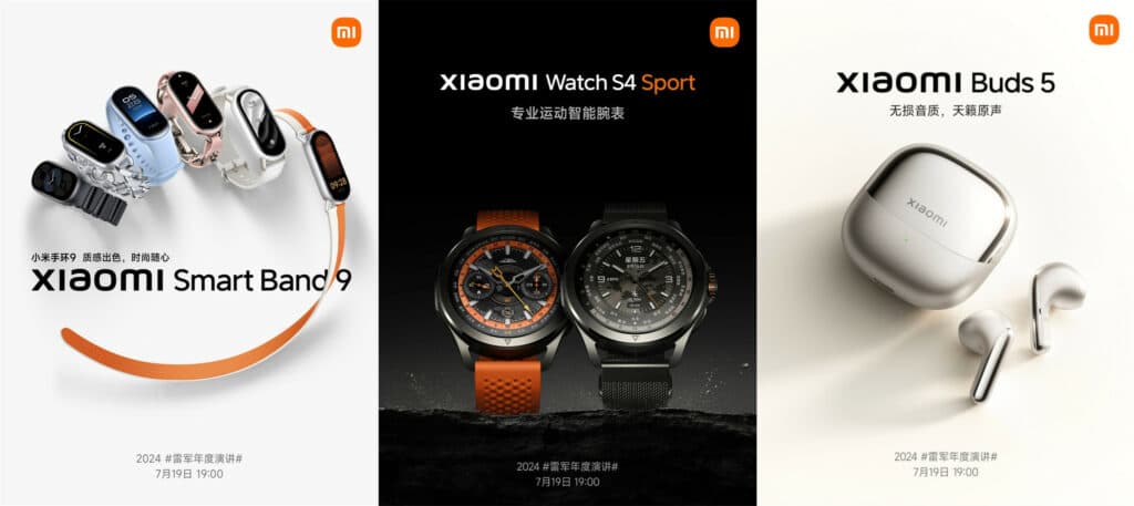 Xiaomi predstavio: Sat S4 Sport, Narukvica 9 i Slušalice 5