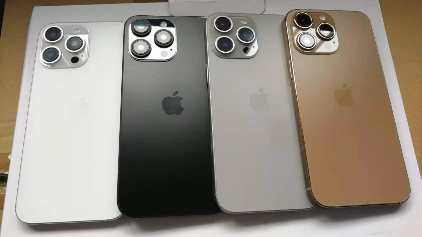 iPhone 16 Pro prikazan u svim četiri boje