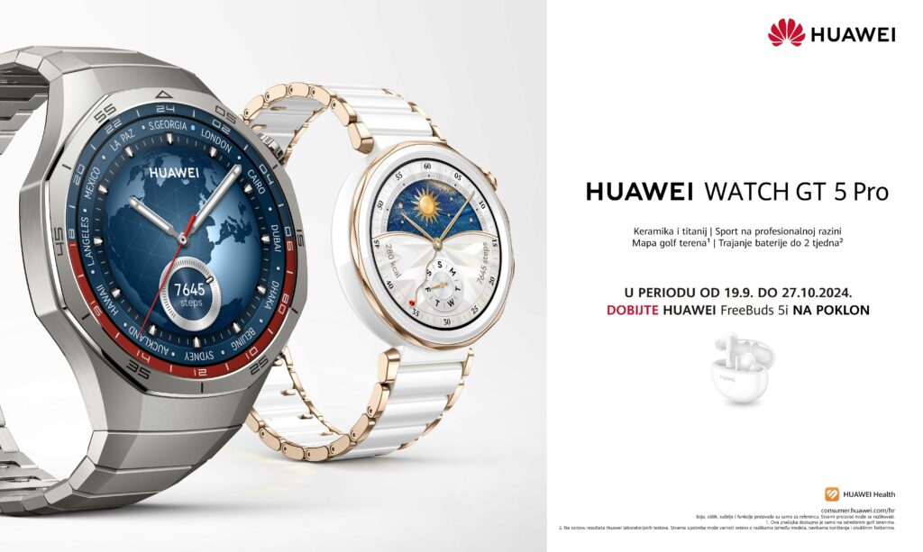 Huawei objavio novu seriju Watch GT pametnih satova: Novi modeli sada dostupni u prodajnim centrima s atraktivnim poklonima