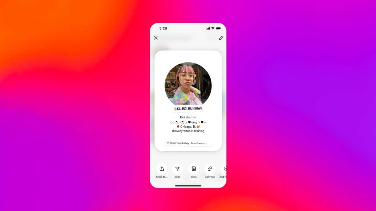 Instagram uvodi Profilne kartice za jednostavnije dijeljenje profila.
