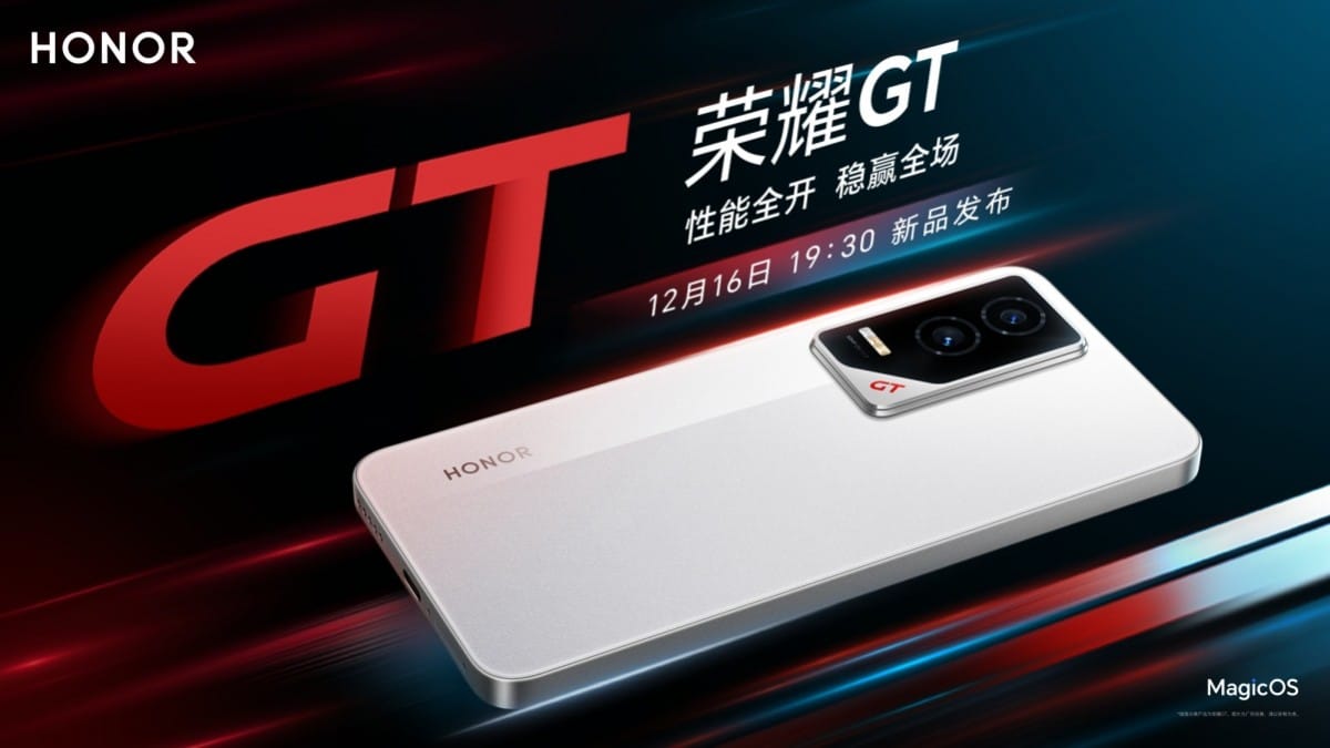 Honor GT na tržište će 16.12.2024.