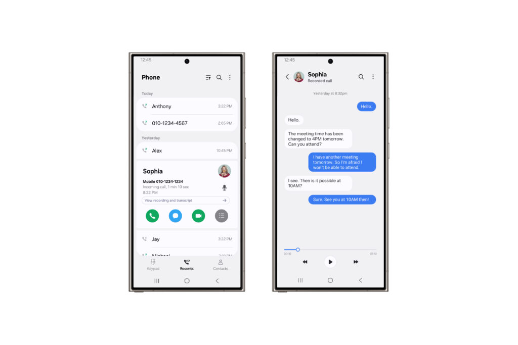 Samsung One UI 7 Beta donosi pogled na budućnost mobilne umjetne inteligencije 2. Call Transcript