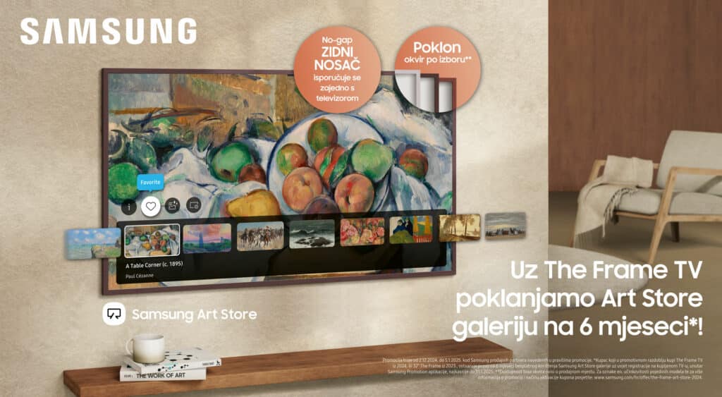 Uživajte u svjetski poznatim umjetničkim djelima uz posebnu Samsung promociju