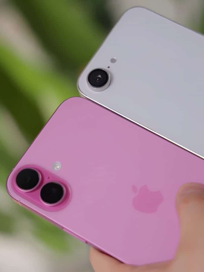 iPhone SE 4 u usporedbi s iPhone 16