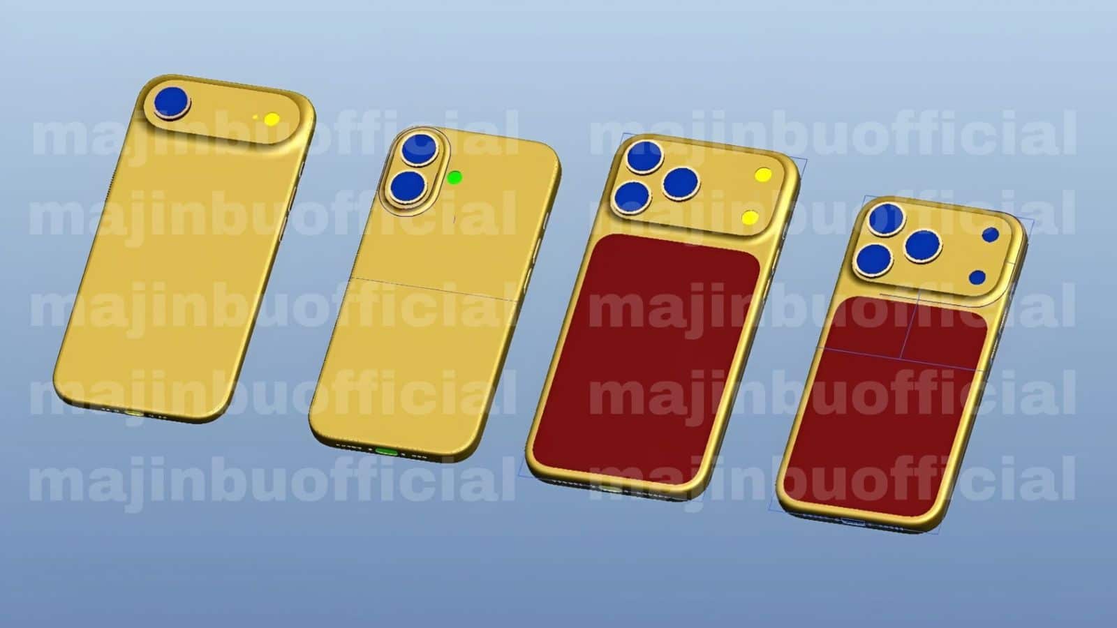 Novi CAD renderi iPhone 17 serija – novi dizajn kamere je tu!