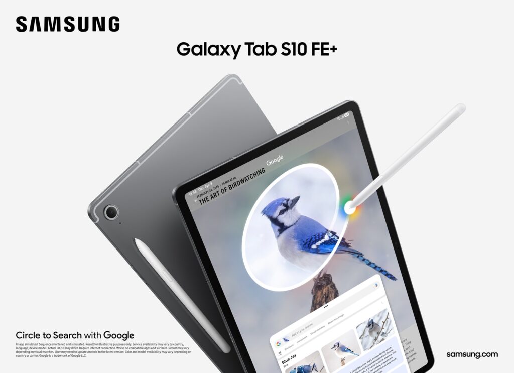 Samsung Galaxy Tab S10 FE serija donosi premium dizajn i AI 3 Galaxy Tab S10 FE Plus Single KV 1P H Gray