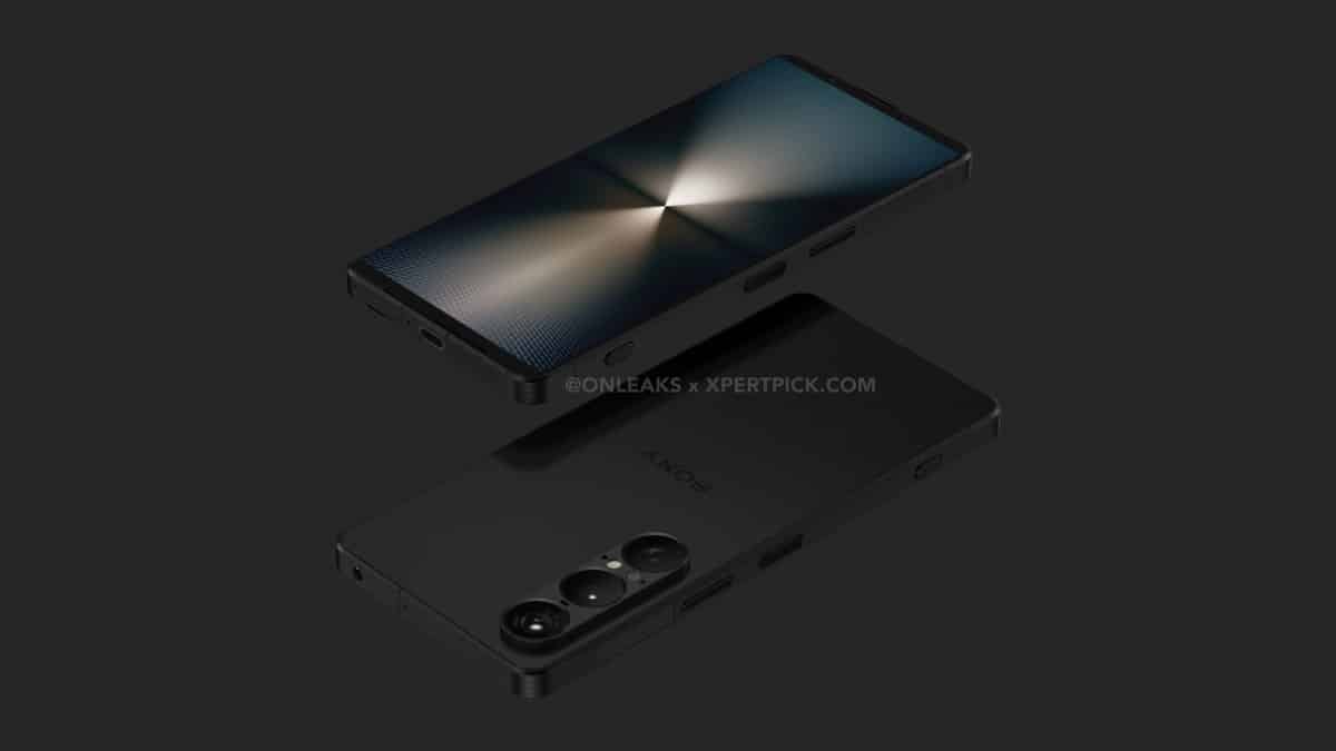 Sony Xperia 1 VII na CAD renderima