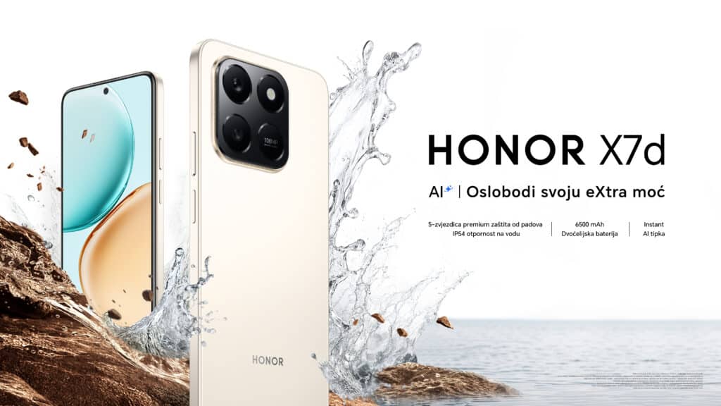 U prodaji je novi HONOR X7d – telefon sa snažnom dvostrukom baterijom