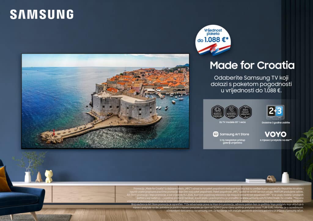 Samsung predstavio ekskluzivnu promociju „Made for Croatia“ s raznim pogodnostima