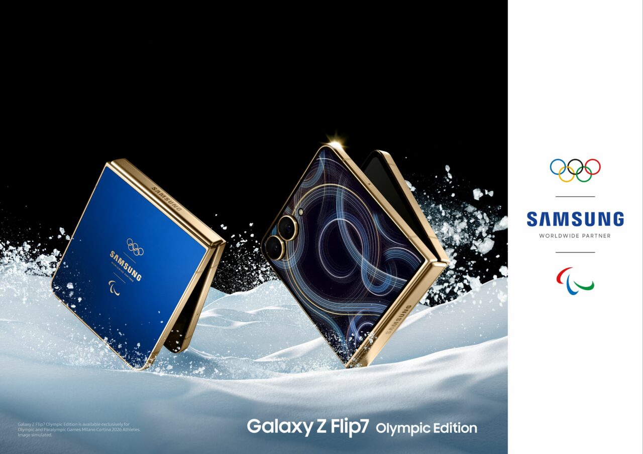 Samsung predstavlja ekskluzivni Galaxy Z Flip7 Olympic Edition uređaj, podržavajući cijelo putovanje sportaša na Milano Cortina 2026. 2 Olympic Edition Key Visual