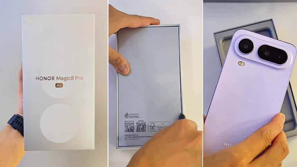 Honor Magic8 Pro Air na unboxingu prije predstavljanja