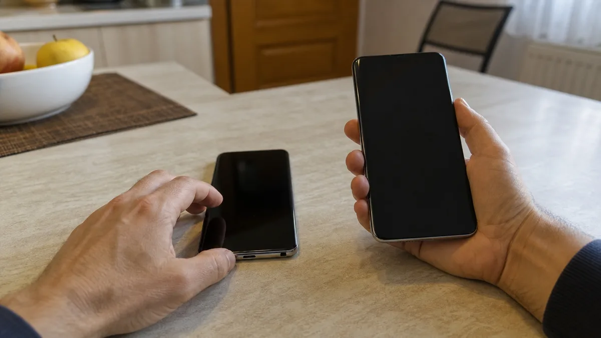 Kako aktivirati mobilni internet na BH Telecomu Dvije različite vrste pametnih telefona na stolu tokom podešavanja mobilnih podataka