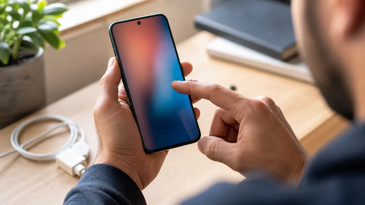 Kako instalirati WhatsApp na mobitel: Android i iPhone Osoba instalira WhatsApp na Android mobitelu